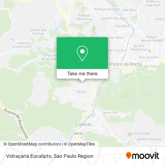 Vidraçaria Eucalipto map