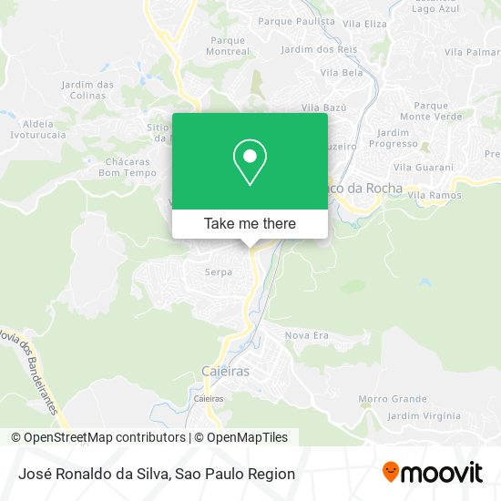 José Ronaldo da Silva map