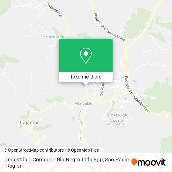 Mapa Indústria e Comércio Rio Negro Ltda Epp