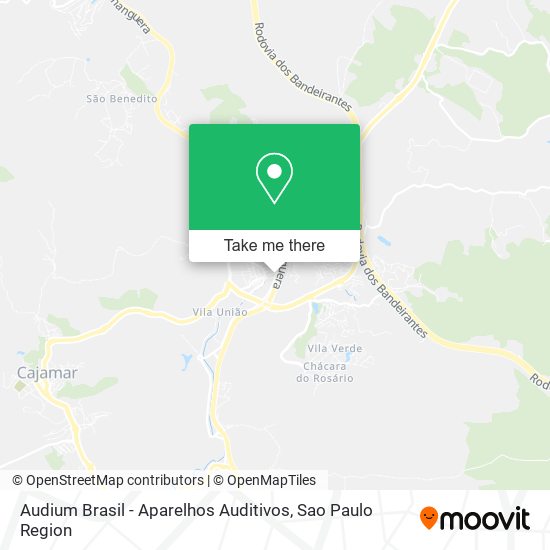 Mapa Audium Brasil - Aparelhos Auditivos