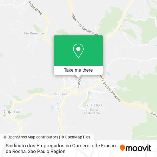 Sindicato dos Empregados no Comércio de Franco da Rocha map