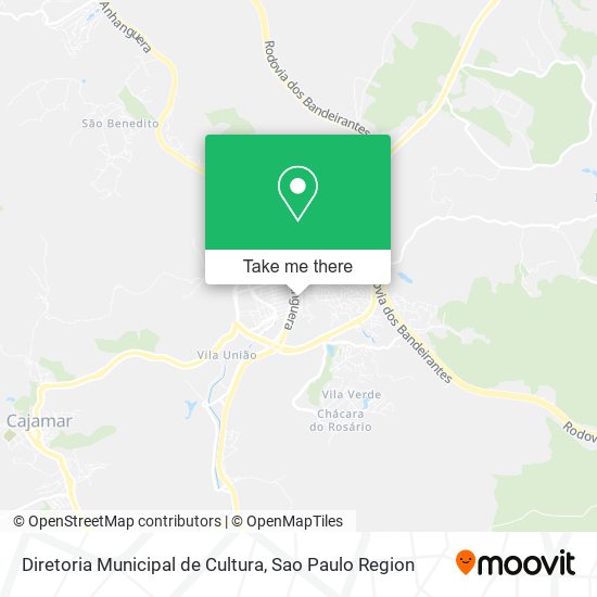 Diretoria Municipal de Cultura map