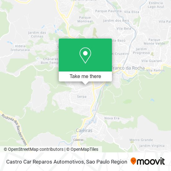 Castro Car Reparos Automotivos map