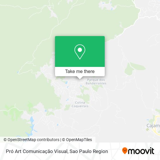 Pró Art Comunicação Visual map
