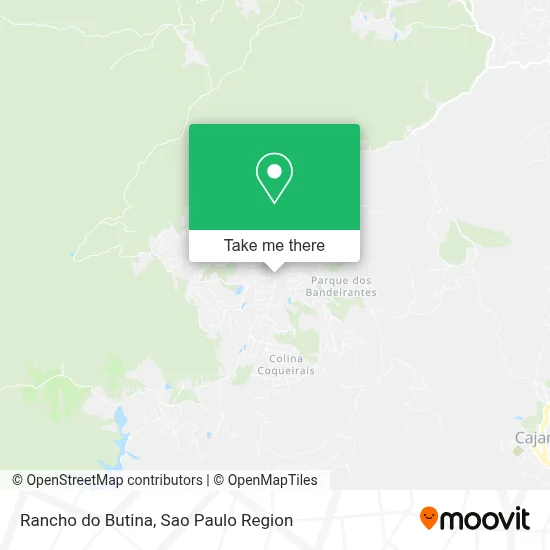 Rancho do Butina map