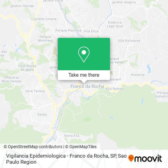 Vigilancia Epidemiologica - Franco da Rocha, SP map