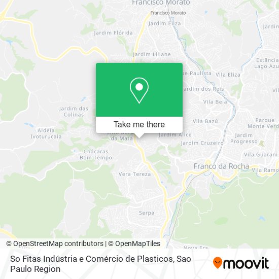 Mapa So Fitas Indústria e Comércio de Plasticos