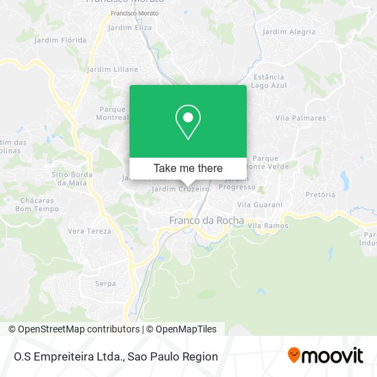O.S Empreiteira Ltda. map