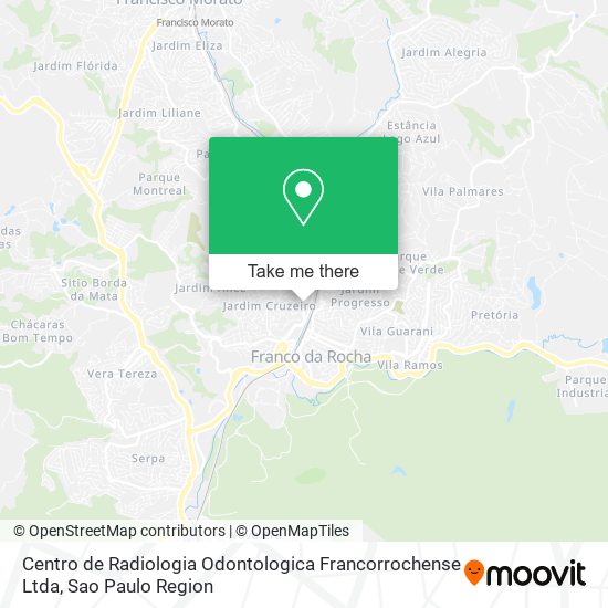 Centro de Radiologia Odontologica Francorrochense Ltda map