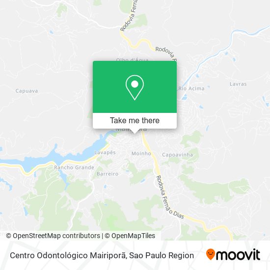 Centro Odontológico Mairiporã map