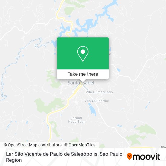 Lar São Vicente de Paulo de Salesópolis map