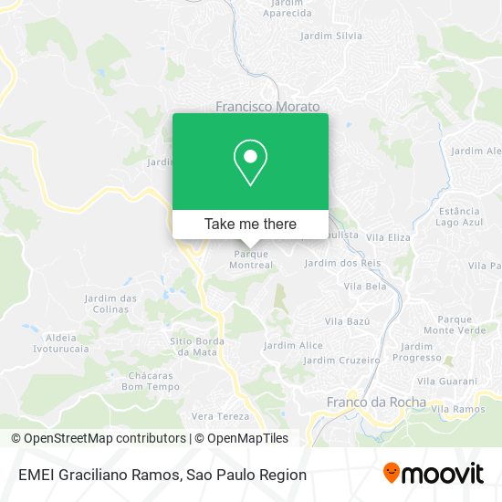 EMEI Graciliano Ramos map