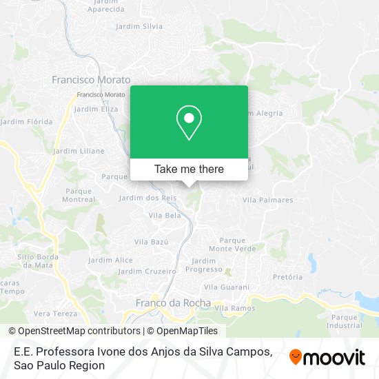 E.E. Professora Ivone dos Anjos da Silva Campos map