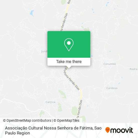 Mapa Associação Cultural Nossa Senhora de Fátima