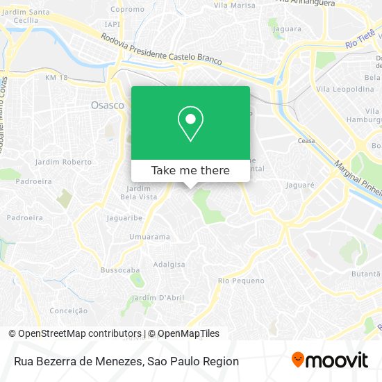Rua Bezerra de Menezes map