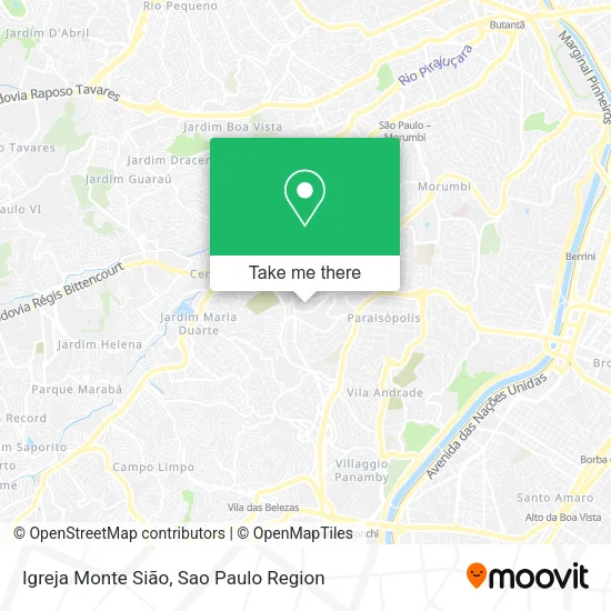 Igreja Monte Sião map