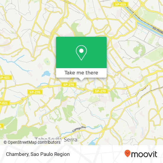 Chambery map