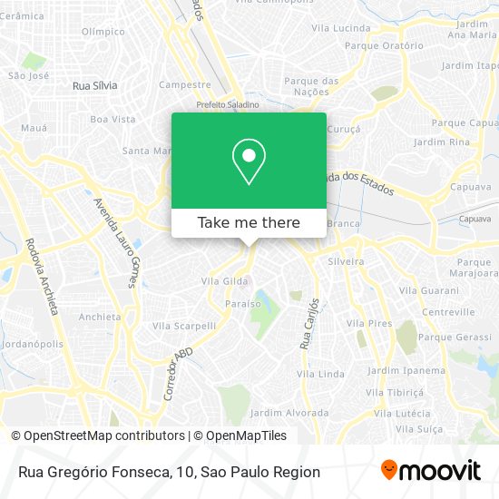 Rua Gregório Fonseca, 10 map