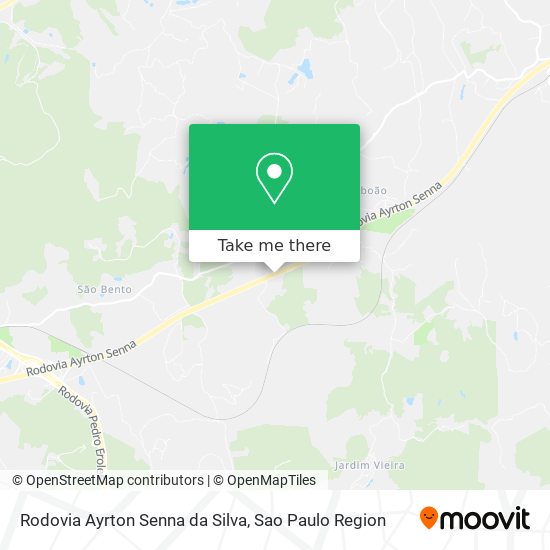 Rodovia Ayrton Senna da Silva map