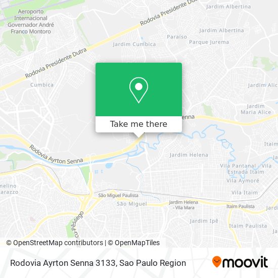 Rodovia Ayrton Senna 3133 map