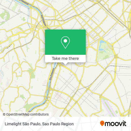 Mapa Limelight São Paulo