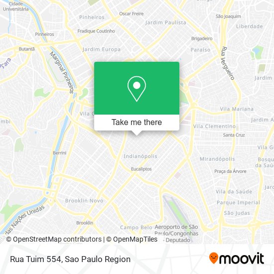 Mapa Rua Tuim 554