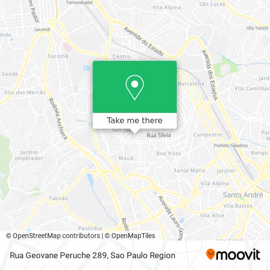 Mapa Rua Geovane Peruche 289