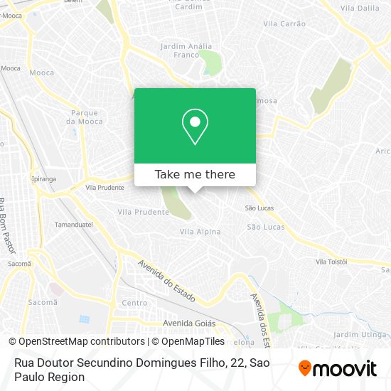 Rua Doutor Secundino Domingues Filho, 22 map