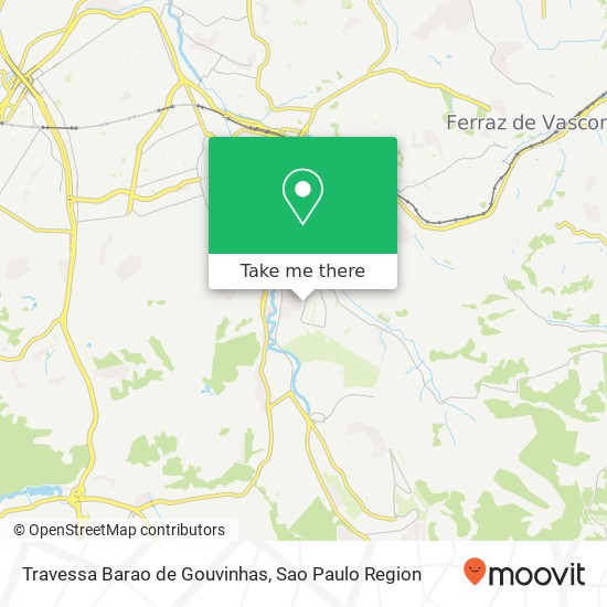 Mapa Travessa Barao de Gouvinhas