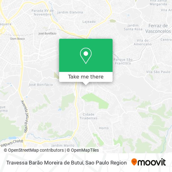 Travessa Barão Moreira de Butuí map