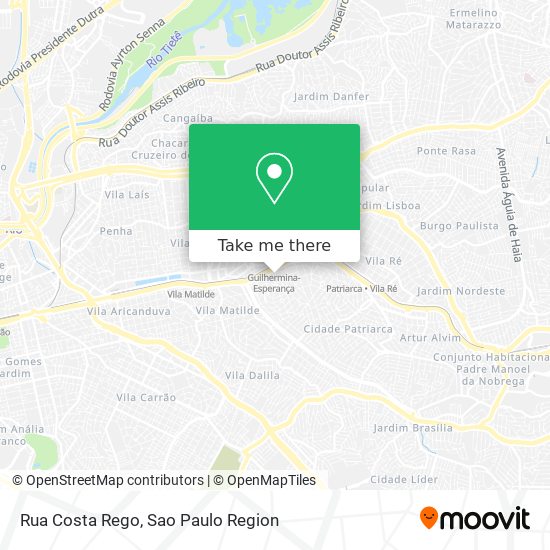 Rua Costa Rego map