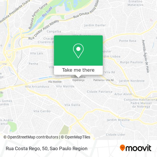 Rua Costa Rego, 50 map