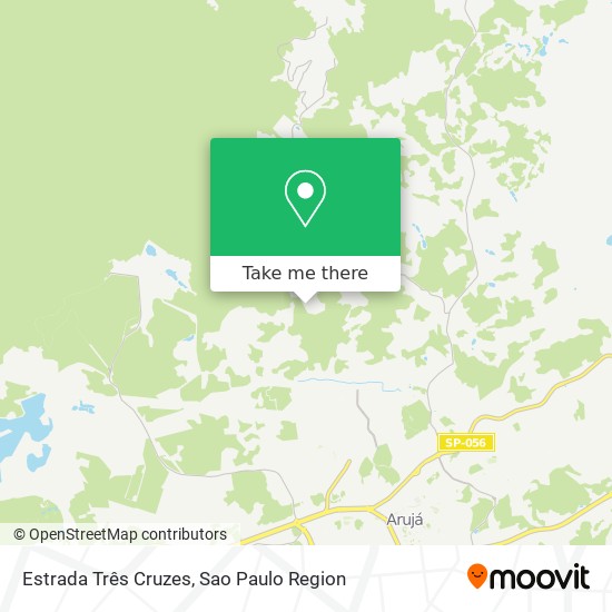 Estrada Três Cruzes map