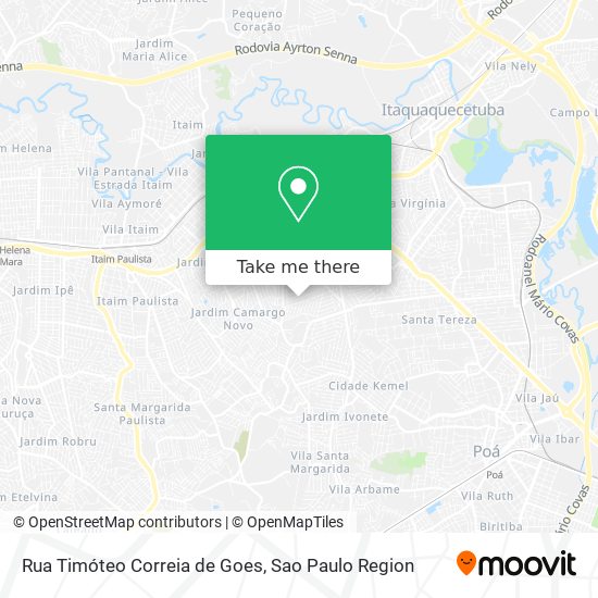 Rua Timóteo Correia de Goes map