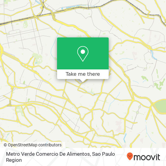 Mapa Metro Verde Comercio De Alimentos