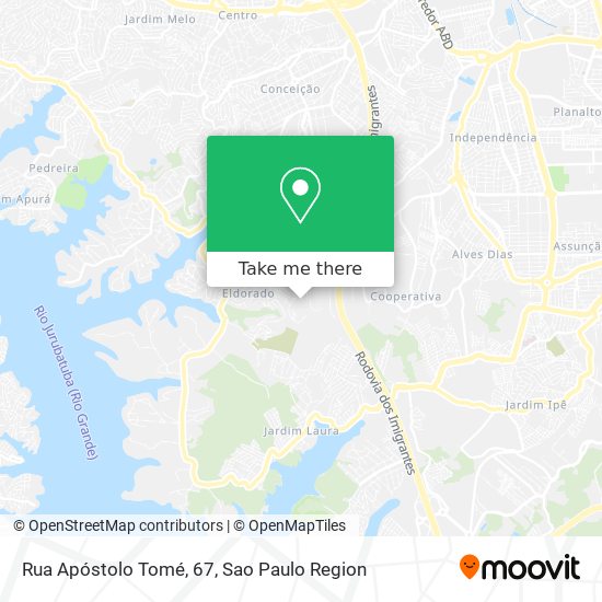 Rua Apóstolo Tomé, 67 map