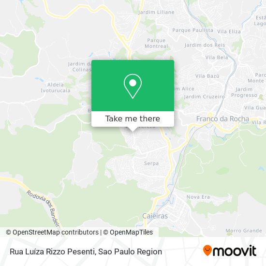 Rua Luíza Rizzo Pesenti map