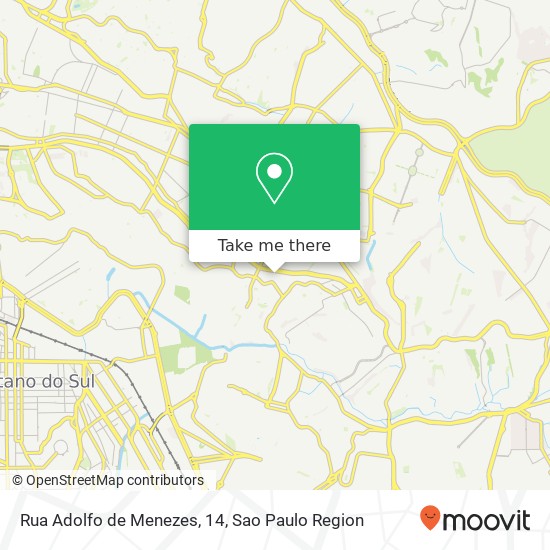 Mapa Rua Adolfo de Menezes, 14