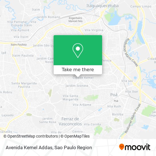 Mapa Avenida Kemel Addas