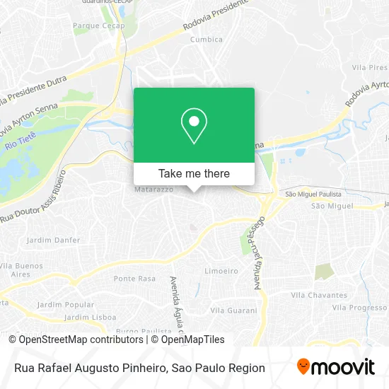 Rua Rafael Augusto Pinheiro map