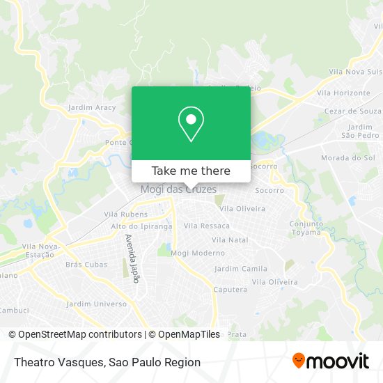 Theatro Vasques map