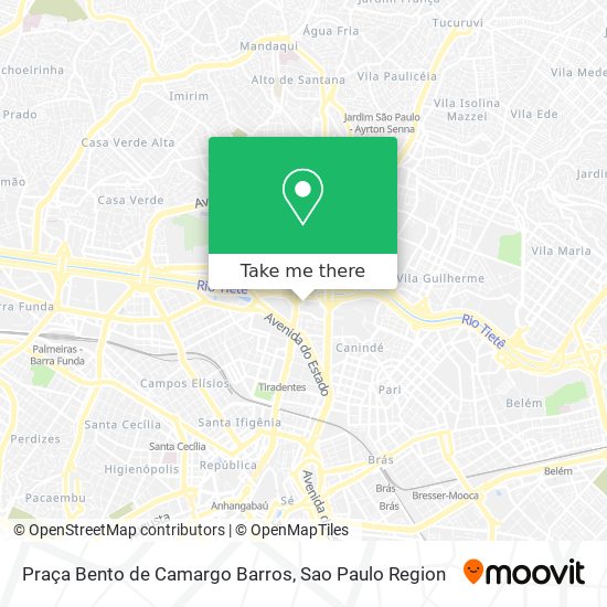 Praça Bento de Camargo Barros map