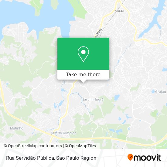 Rua Servidão Pública map
