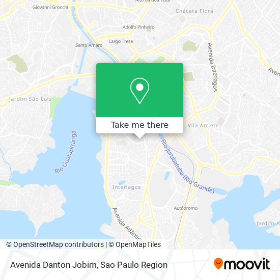 Mapa Avenida Danton Jobim