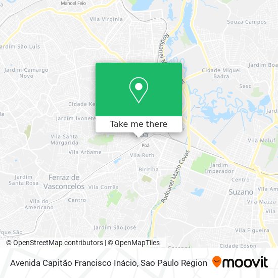 Avenida Capitão Francisco Inácio map