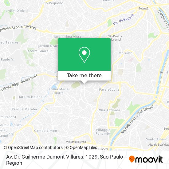 Av. Dr. Guilherme Dumont Villares, 1029 map