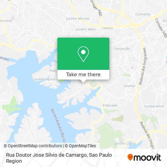 Mapa Rua Doutor Jose Silvio de Camargo