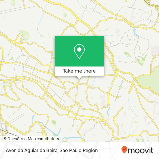 Mapa Avenida Águiar da Beira