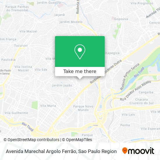 Avenida Marechal Argolo Ferrão map