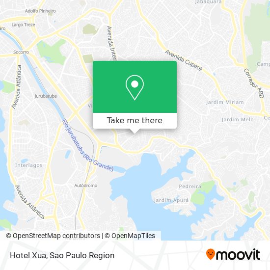 Hotel Xua map